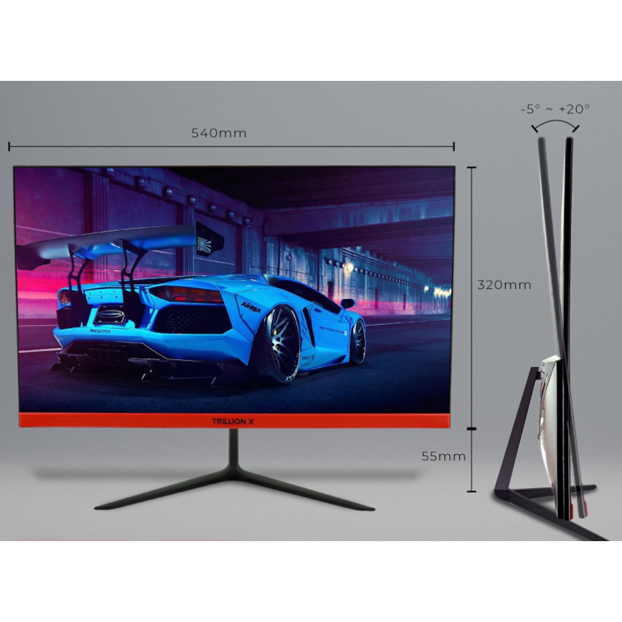 TRILLION-X LCD 24" DX238A1 Monitor - 75Hz - 2ms - Full HD - Ultra Slim IPS Design-2