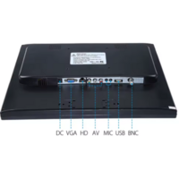 thumb-Zazitec 15-inch Beveiligingsmonitor - HDMI - AV - BNC - VGA - USB - Hoge Gevoeligheid - Metalen Behuizing-3