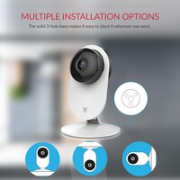 thumb-YI 4pc Home Camera - 1080p Wi-Fi Beveiligings- en Bewakingscamera Set - Wit-6