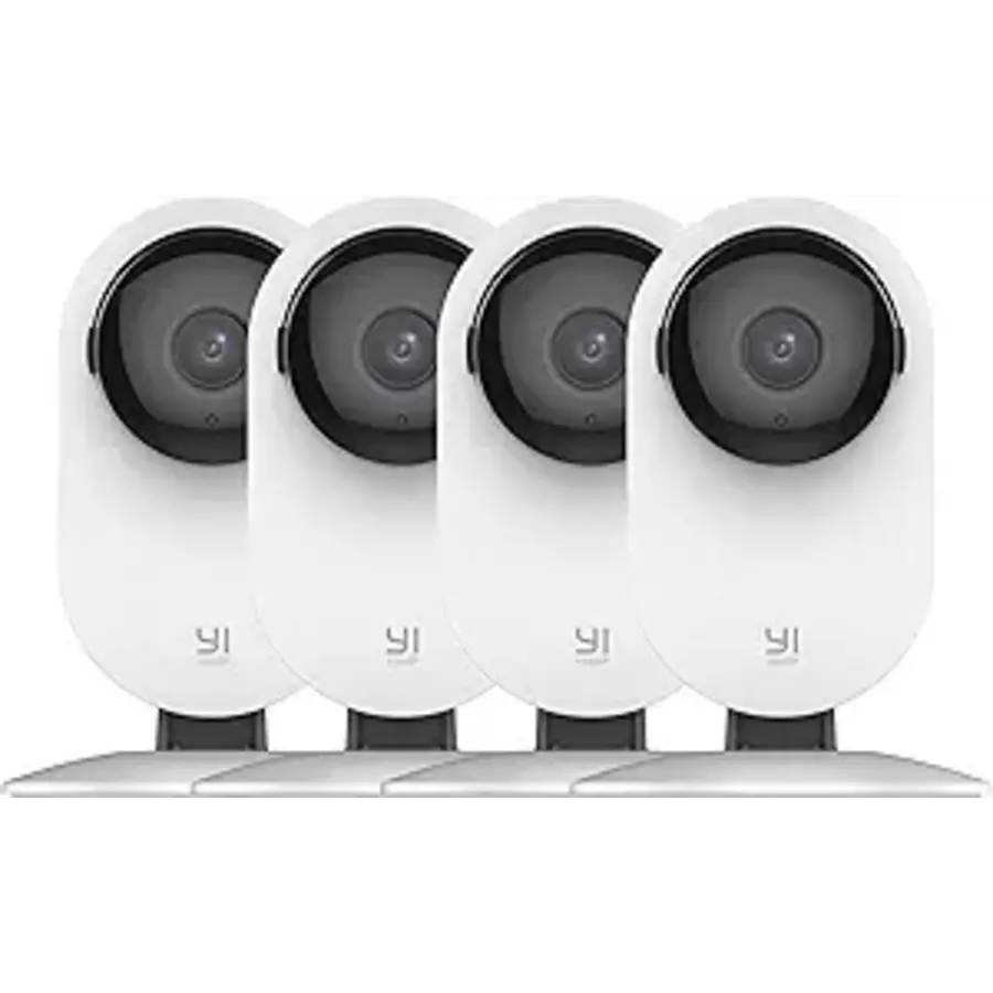 YI 4pc Home Camera - 1080p Wi-Fi Beveiligings- en Bewakingscamera Set - Wit-1