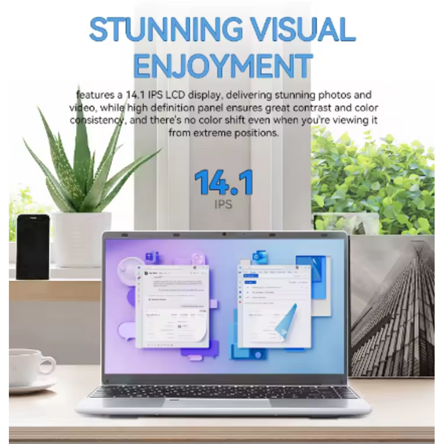 FIREBAT A14 Laptop - Intel N5095 - 14.1 Inch - 16GB RAM -  1TB SSD - Lichtgewicht Business Notebook-6