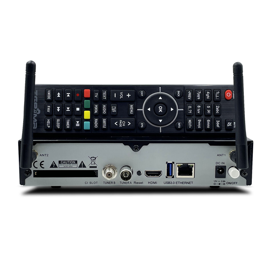 Zgemma H17 Combo UHD HEVC - 4K Satelliet & Kabel Ontvanger - DVB-S2/S2X + DVB-T2/C Dual Tuner - LAN/WiFi - Dolby Digital - Geschikt voor Ziggo, Canaal Digitaal, KPN Digitenne etc.-3