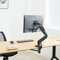 thumb-Ergosolid F80-0 Professionele Designstandaard - Voor 17"-30" LED/LCD Monitoren - Zwart-5