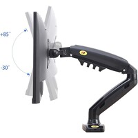 thumb-Ergosolid F80-0 Professionele Designstandaard - Voor 17"-30" LED/LCD Monitoren - Zwart-4