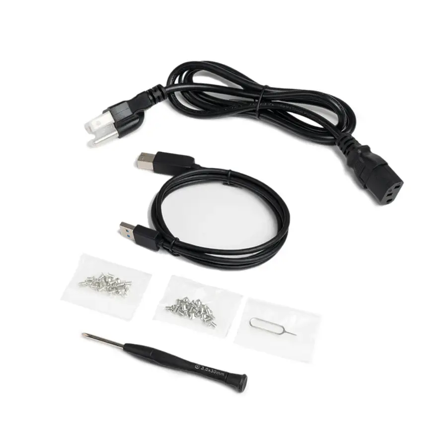 Yottamaster Y-Focus 5-Bay Externe Harde Schijf Behuizing - USB-C Daisy Chain - 270TB Opslag - 10Gbps Snelheid-7