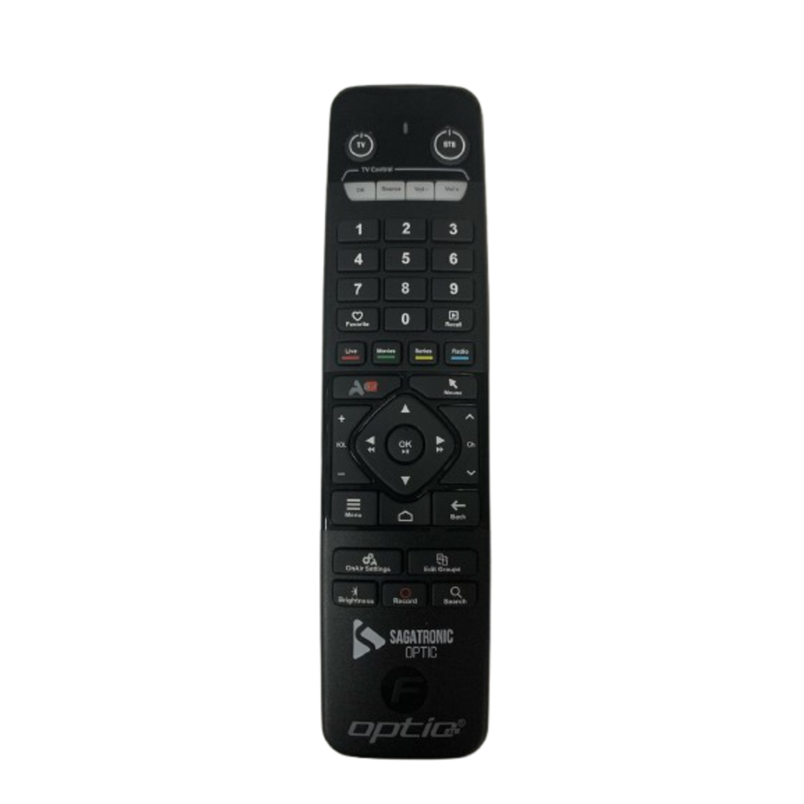 Sagatronics afstandsbediening compatibel met Formuler IPTV boxen gebruiksvriendelijke vervangingsremote voor Z-serie en Android TV mediaboxen met directe bediening en stabiele IR functie-1