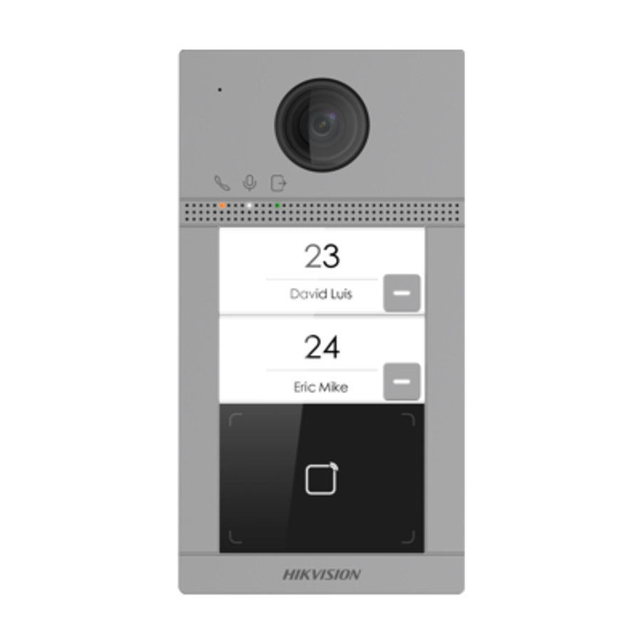 Hikvision DS-KV8213-WME1(C) – 2-knops Video Intercom Villa Deurstation-1