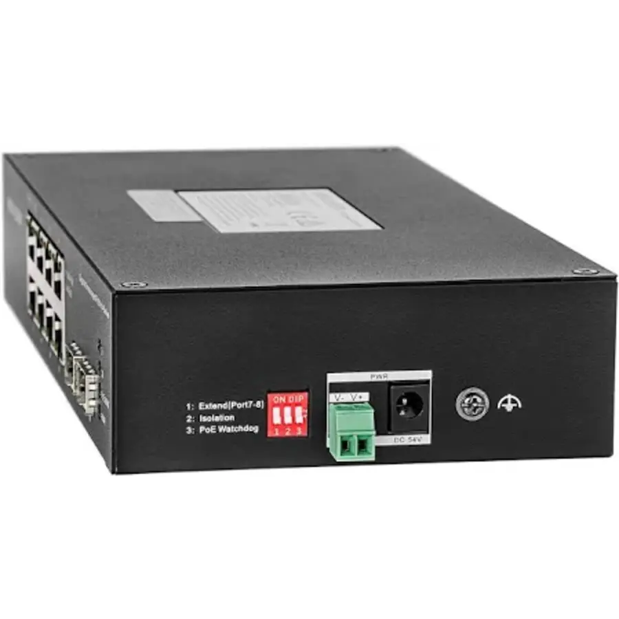 Hikvision DS-3T0510HP-E/HS – Robuuste 8-Poorts Gigabit Hi-PoE Switch voor Industriële Toepassingen-4