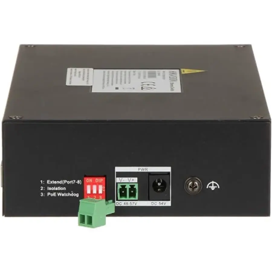 Hikvision DS-3T0510HP-E/HS – Robuuste 8-Poorts Gigabit Hi-PoE Switch voor Industriële Toepassingen-3
