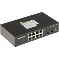 thumb-Hikvision DS-3T0510HP-E/HS – Robuuste 8-Poorts Gigabit Hi-PoE Switch voor Industriële Toepassingen-1