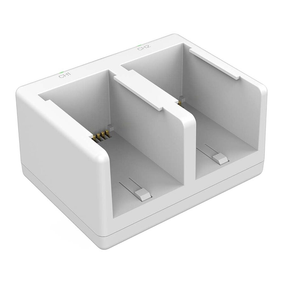 EZVIZ DDC-09FC-BATBK - Dual-Slot Oplaadstation voor C3A Batterijen-1