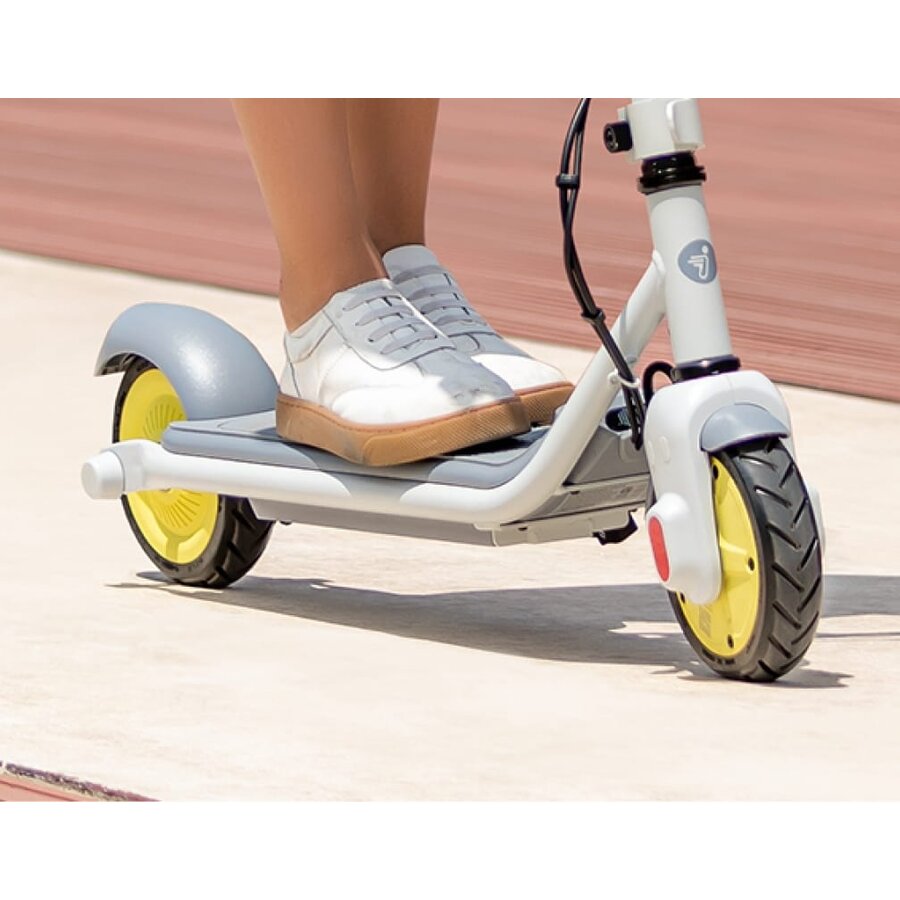 Ninebot eKickScooter ZING C8 Powered by Segway E-Step - Van 6-12 Jaar - Maximum Snelheid 16km/u - Actieradius tot 10km/40 min - Grijs/Geel-10