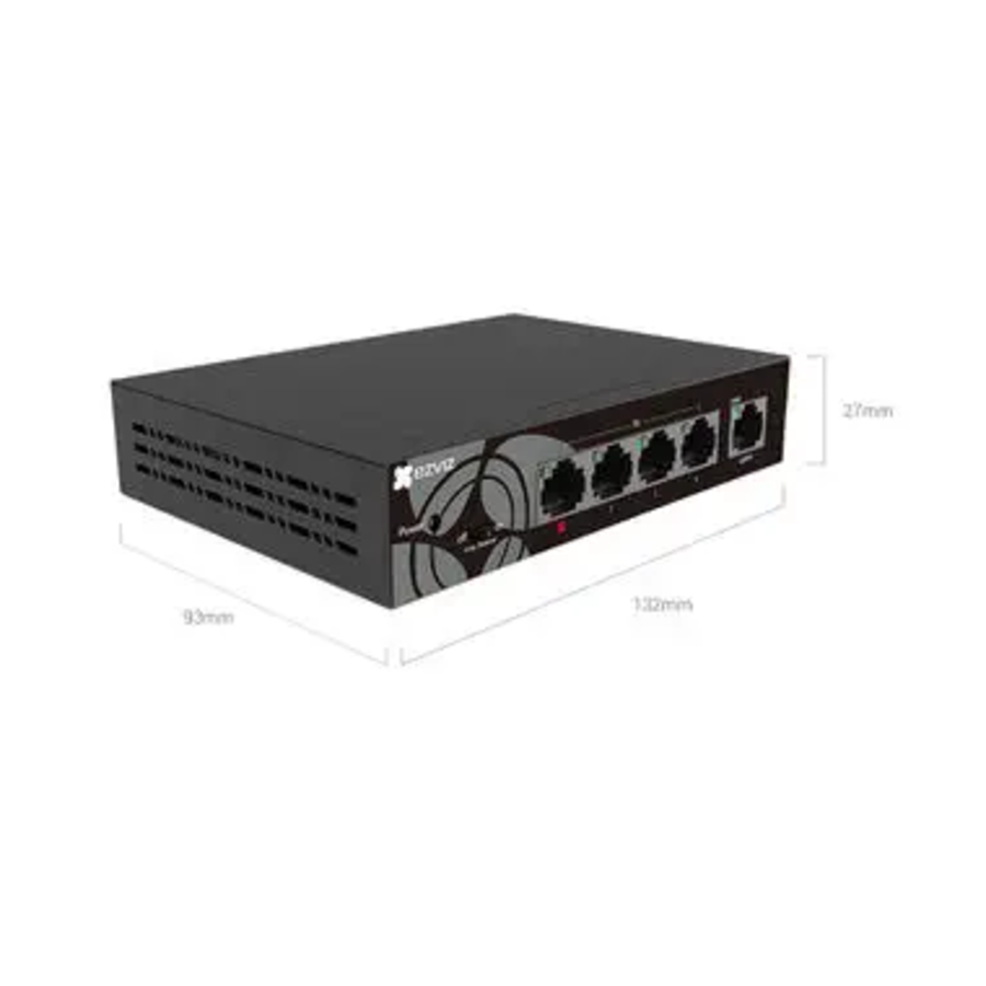 EZVIZ W6-SD05GP – 5-Poorts Gigabit Ethernet PoE Switch voor Slimme Beveiligingssystemen-5