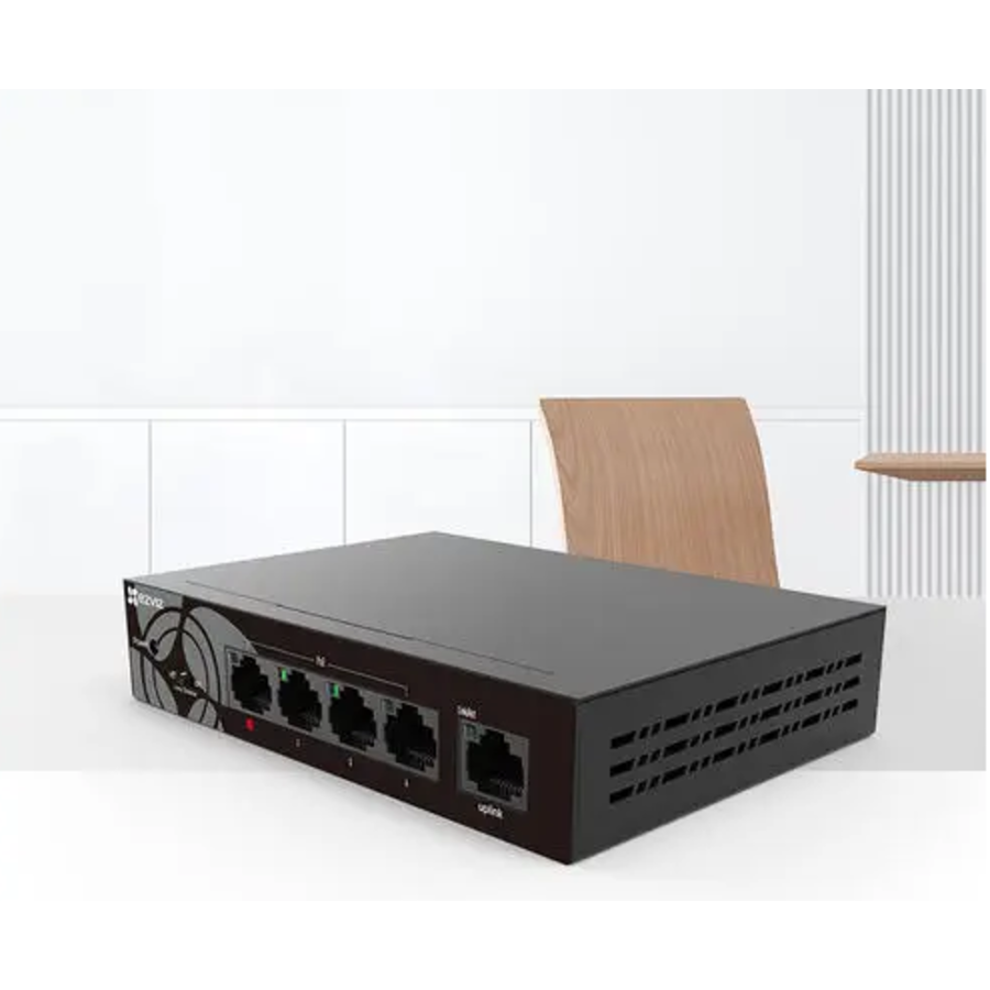 EZVIZ W6-SD05GP – 5-Poorts Gigabit Ethernet PoE Switch voor Slimme Beveiligingssystemen-1