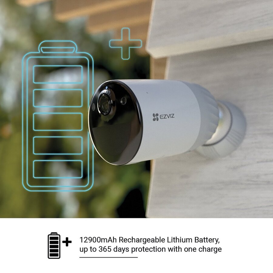 EZVIZ BC1-B3 – Draadloze Beveiligingscamera Set met 365 Dagen Batterijduur-7