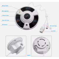 thumb-Zazitec 360 Graden Fisheye Camera – 5MP IR Kleuren CCD Camera met 1,4 mm Lens-5