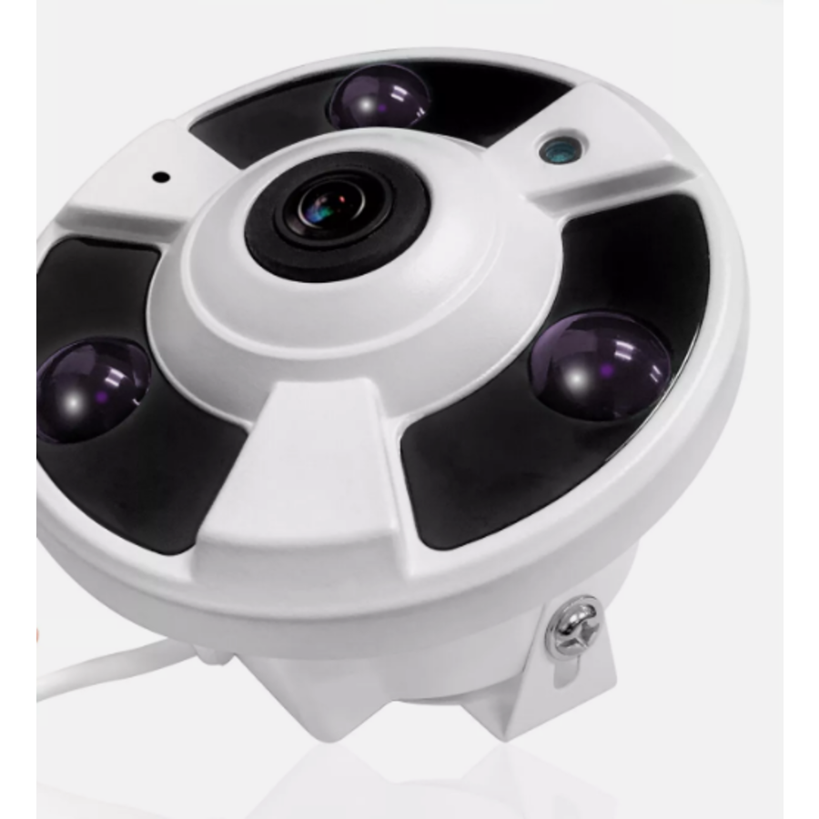Zazitec 360 Graden Fisheye Camera – 5MP IR Kleuren CCD Camera met 1,4 mm Lens-1