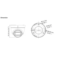 thumb-Hikvision DS-2CE78H8T-IT3F – 2,8 mm  - 5 MP Ultra Low Light Vaste Turret Camera-3