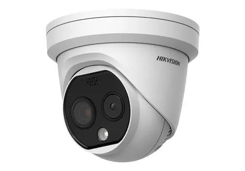 Hikvision DS-2TD1217-3/QA – Thermische & Optische Bi-spectrum Netwerk Turret Camera 