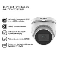 thumb-Hikvision DS-2CE76D0T-EXIMF – 2 MP Fixed Turret Camera​-4
