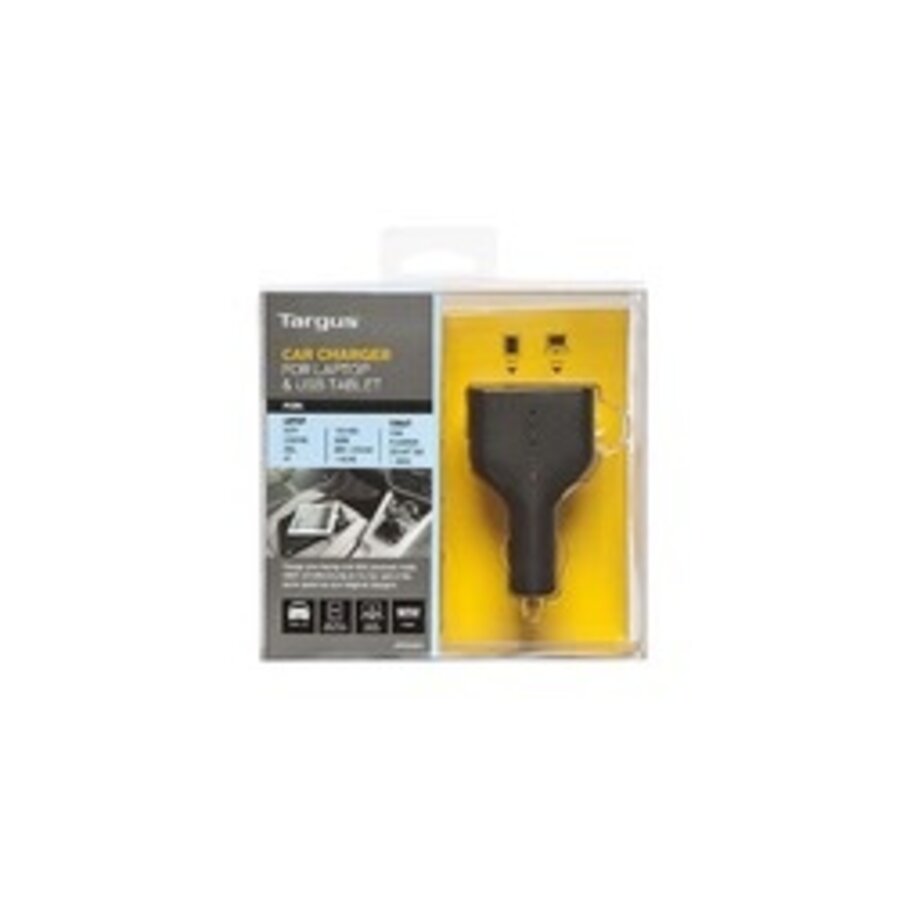 Targus 90W Laptop/Tablet USB Autolader​-2