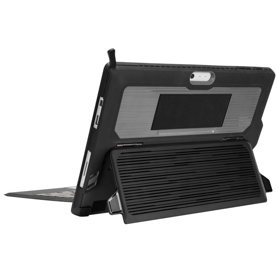 Targus Protect Case voor Microsoft Surface Pro 7, 6, 5, 5 LTE en 4 – Robuuste Bescherming met Staander en Handriem-1