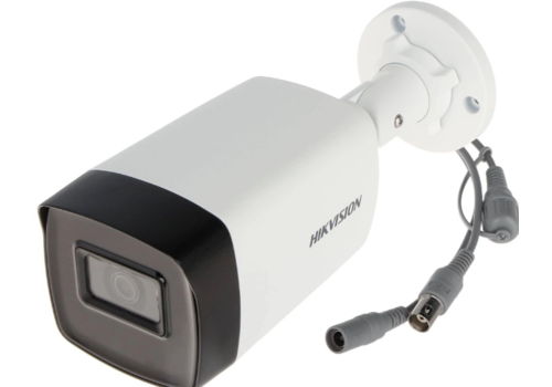Hikvision DS-2CE17H0T-IT3FS – 5MP Bulletcamera met Ingebouwde Microfoon en Nachtzicht tot 40m 