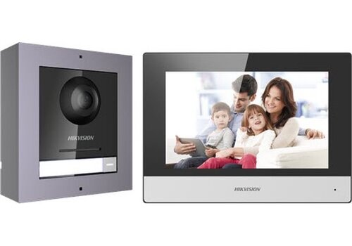 Hikvision DS-KIS602 – Complete Modulaire IP Video Intercomkit voor Woningen en Villa's 
