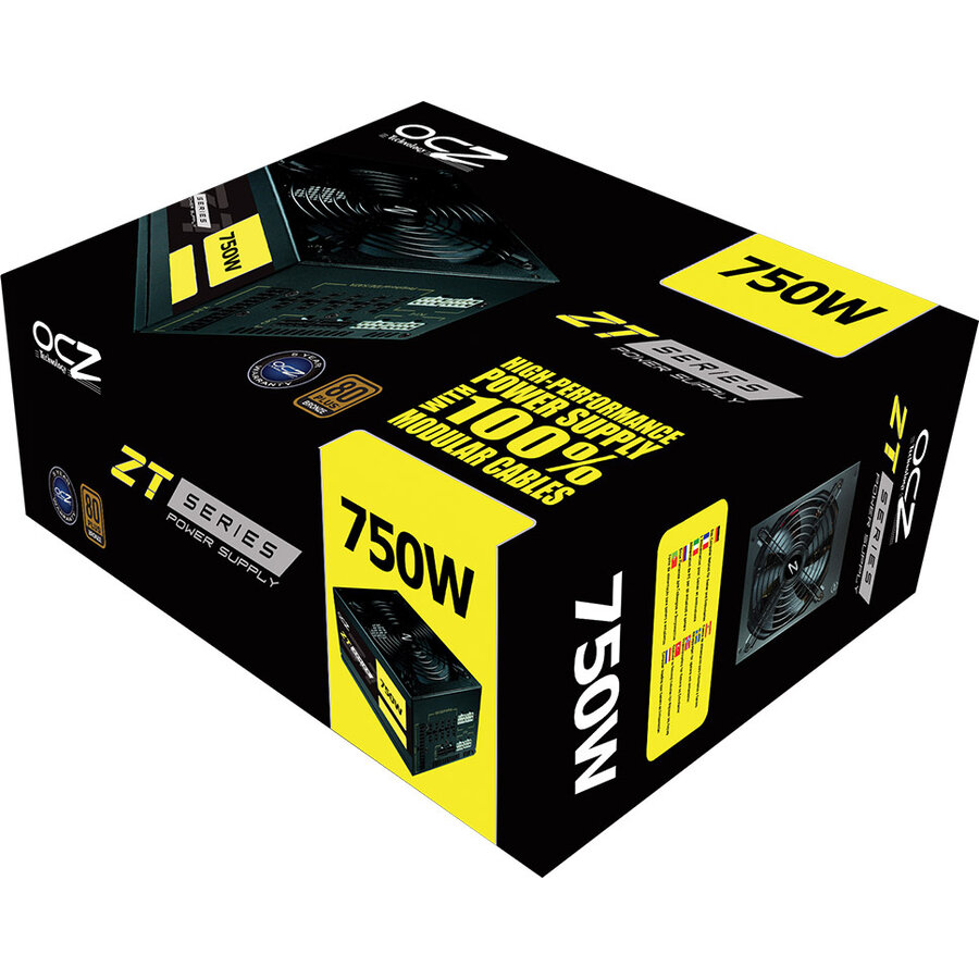 OCZ ZT Series 750W Volledig Modulaire ATX Voeding – 80 PLUS Bronze, Stil & Betrouwbaar​-4
