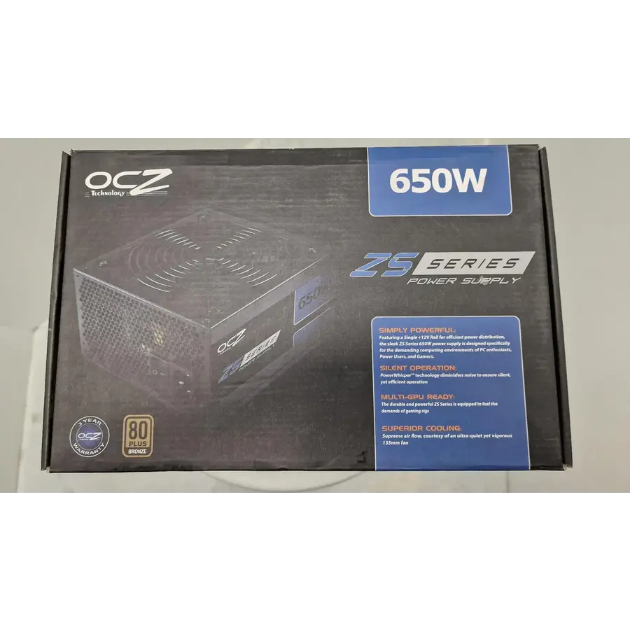 OCZ ZS Series 650W ATX Voeding – 80 PLUS Bronze, Betrouwbare Prestaties​-5