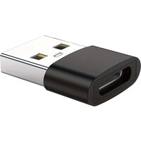 thumb-USB 3.0 A Male naar USB-C Female kabel - Zwart-2