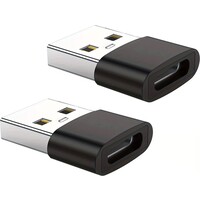 thumb-USB 3.0 A Male naar USB-C Female kabel - Zwart-4