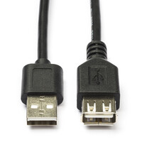 USB-A Verlengkabel – USB-A Male naar USB-A Female – Hoogwaardige Verbindingskabel