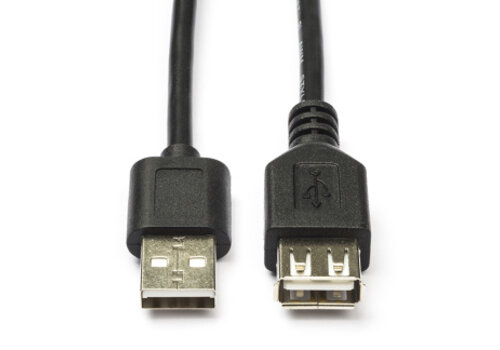 USB-A Verlengkabel – USB-A Male naar USB-A Female – Hoogwaardige Verbindingskabel 
