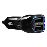 thumb-Targus APD503EU Dual USB Autolader – 17W – 12V/24V – 2 Poorten-1