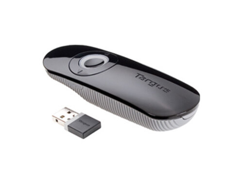 Targus Presentation Remote – AMP18EU – Draadloze presenter met 2-knopsbediening en 15 meter bereik 