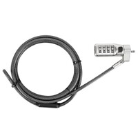 thumb-Targus DEFCON® 3-in-1 Universeel Combinatie Kabelslot – ASP86RGL – Resetbaar slot met 3 verwisselbare koppen-1