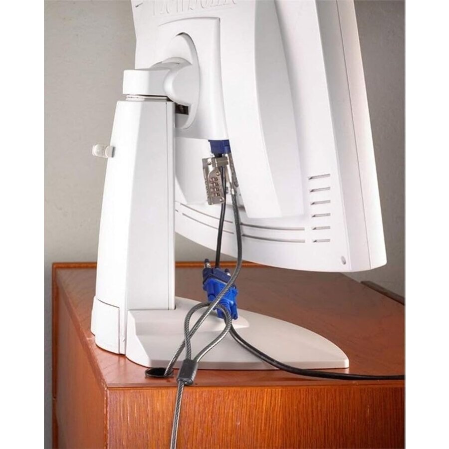Targus DEFCON® VPCL Video Port Combination Lock – PA492E – Beveiligingskabelslot met VGA-doorvoer en resetbare combinatie-3