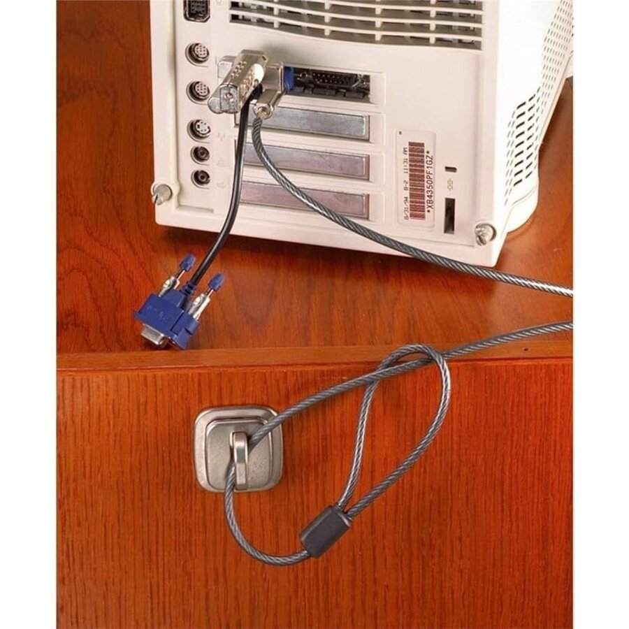 Targus DEFCON® VPCL Video Port Combination Lock – PA492E – Beveiligingskabelslot met VGA-doorvoer en resetbare combinatie-2