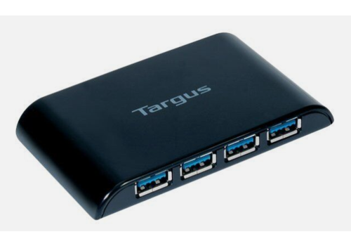 Targus USB 3.0 4-Port Hub – ACH119EU – Supersnelle USB-hub met externe voeding 