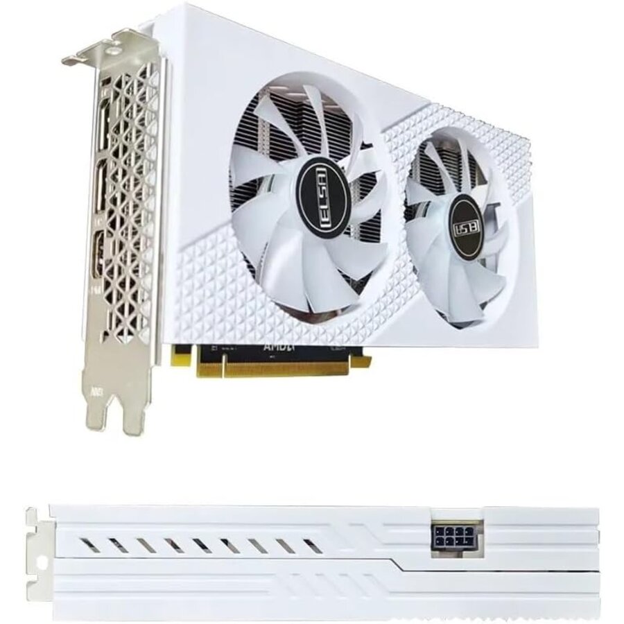 ELSA AMD Radeon RX 580 Videokaart – 8GB GDDR5 – Witte Editie – 3X DisplayPort – 1X HDMI – PCIe 3.0 x16 – 256bit-1