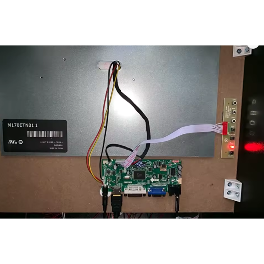 VSDISPLAY HDMI VGA DVI LVDS Controller Board voor 23.8" 1920x1080 LM238WF5-SSA1 30-Pins LCD-scherm-6