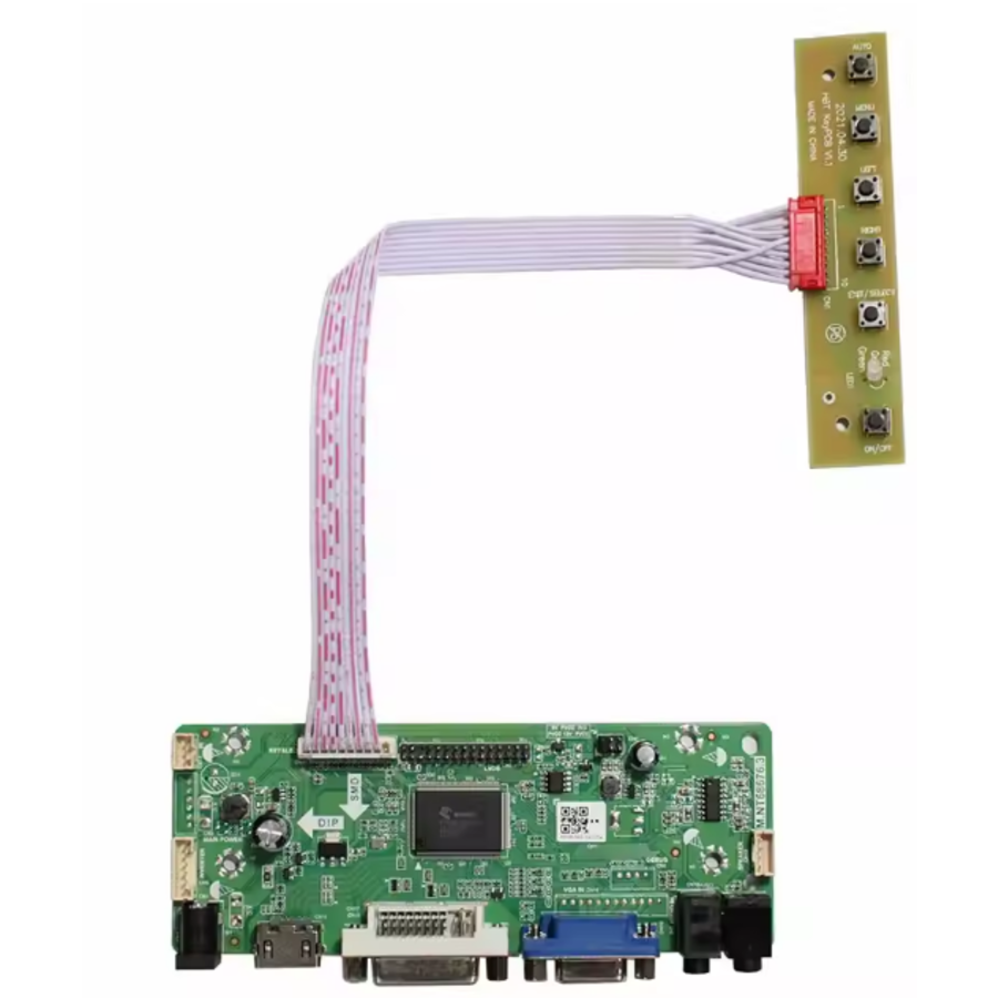 VSDISPLAY HDMI VGA DVI LVDS Controller Board voor 23.8" 1920x1080 LM238WF5-SSA1 30-Pins LCD-scherm-2