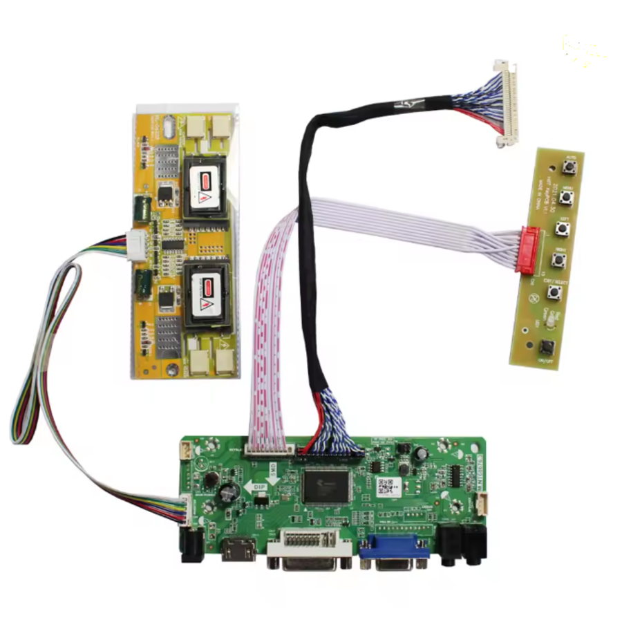 VSDISPLAY HDMI VGA DVI LVDS Controller Board voor 23.8" 1920x1080 LM238WF5-SSA1 30-Pins LCD-scherm-1