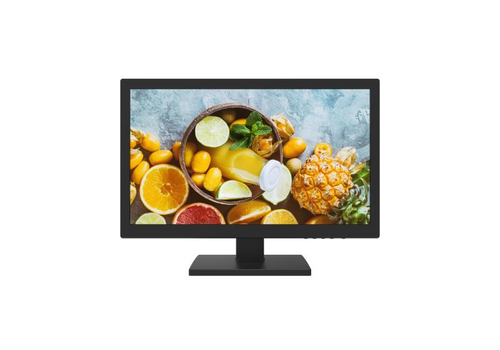 Hikvision DS-D5019QE-B – 18.5" HD LED Monitor – HDMI/VGA – 24/7 Gebruik – VESA 75×75 