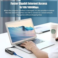 thumb-GLAABIT USB 3.0 naar Ethernet Adapter – Gigabit Netwerkadapter 10/100/1000 Mbps-5