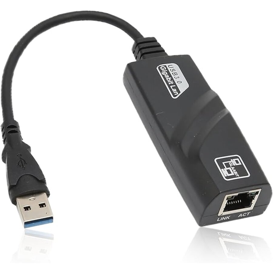 GLAABIT USB 3.0 naar Ethernet Adapter – Gigabit Netwerkadapter 10/100/1000 Mbps-1