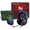 T-WOLF T-WOLF TF400 4-in-1 Gaming Set – RGB Toetsenbord, Muis, Headset en Muismat