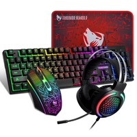 thumb-T-WOLF TF400 4-in-1 Gaming Set – RGB Toetsenbord, Muis, Headset en Muismat-1