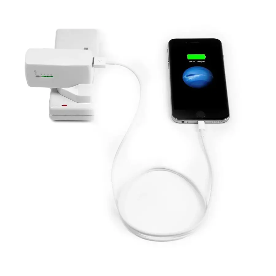 Targus APD752EU 2-in-1 USB-Wandlader en Powerbank - 2100mAh - Wit-7